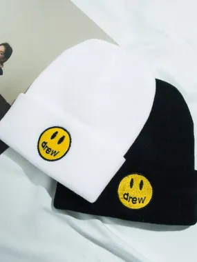 27 Drew Embroidered Smiley Toque