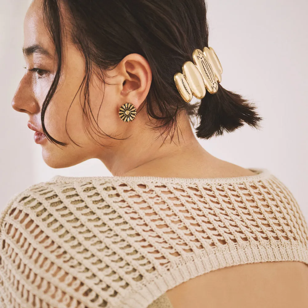 Abstract Cloud Hair Barrette