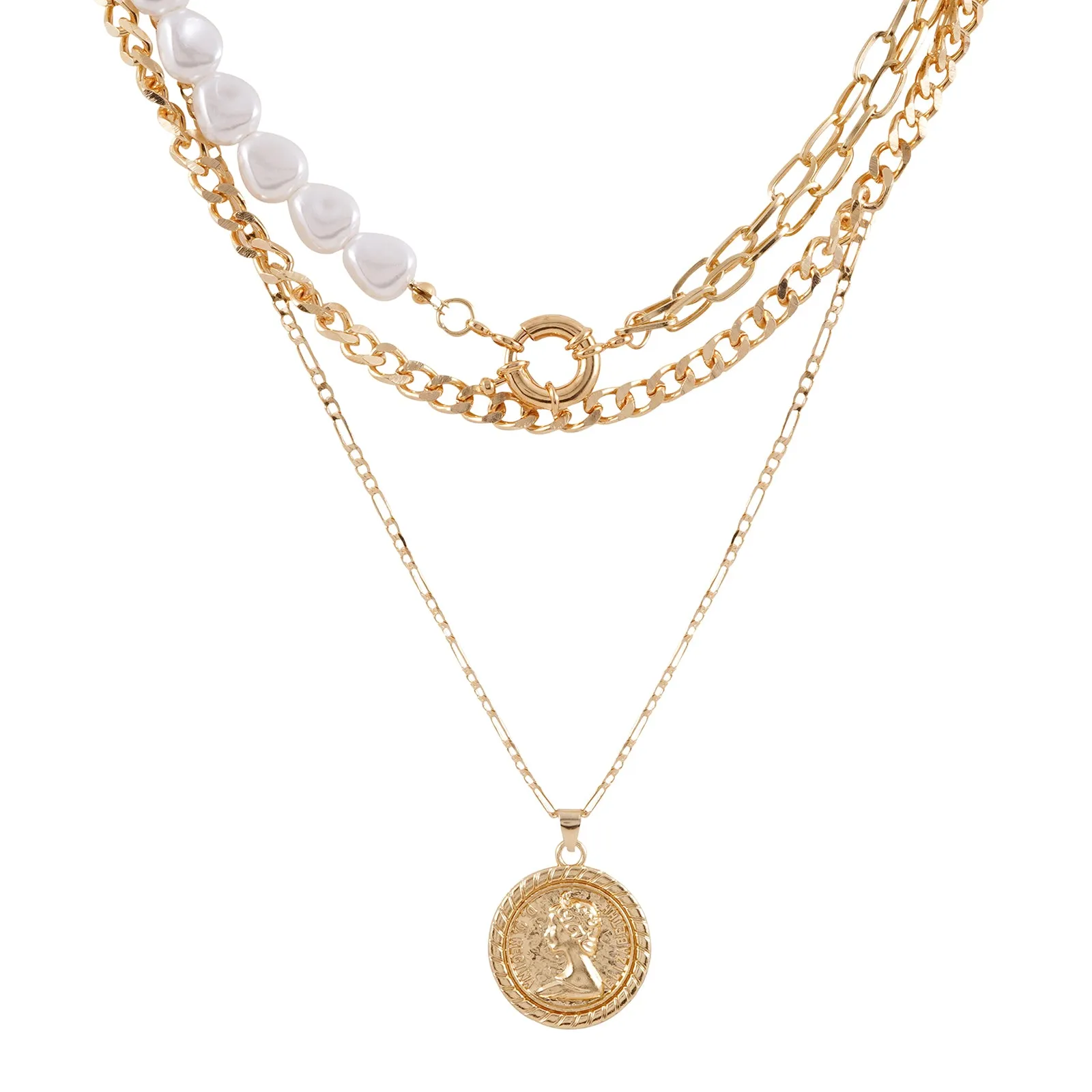 Aella Gold Necklace Set