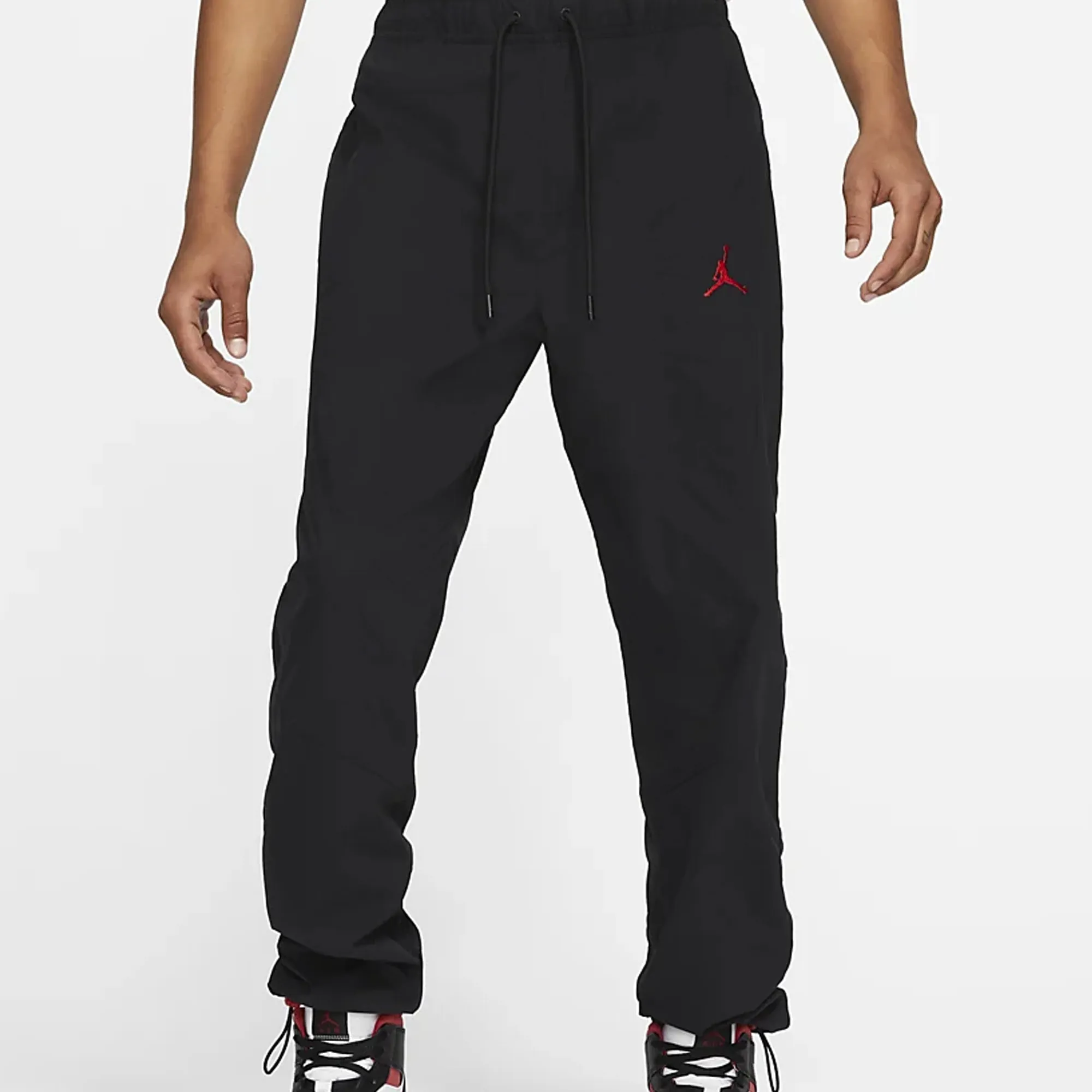 Air Jordan Mens Woven Pants Black