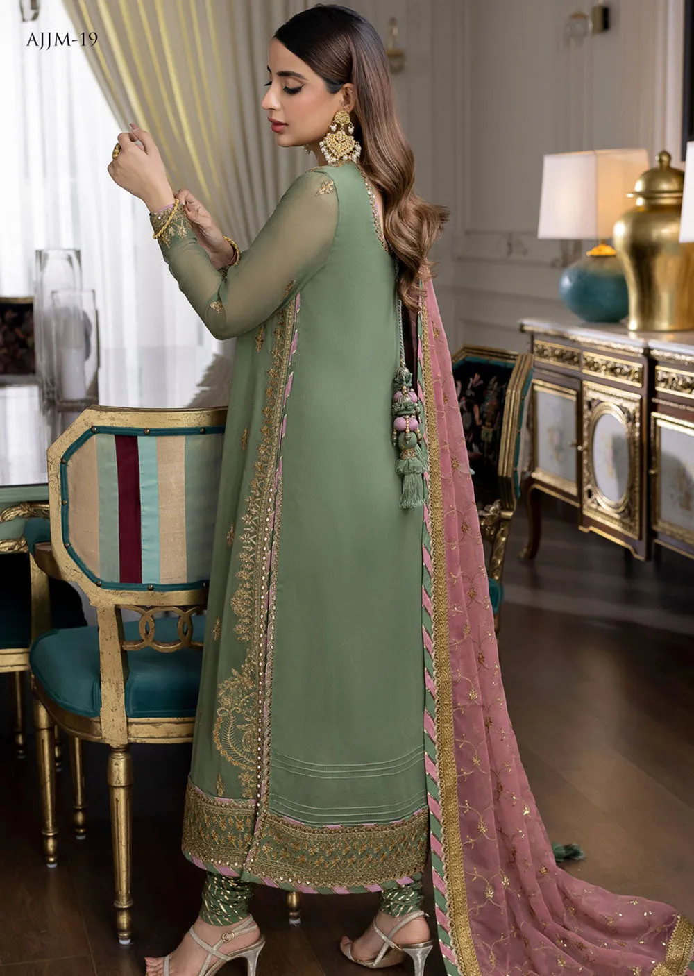 AJJM-19 Unstitched Jhilmil by Asim Jofa