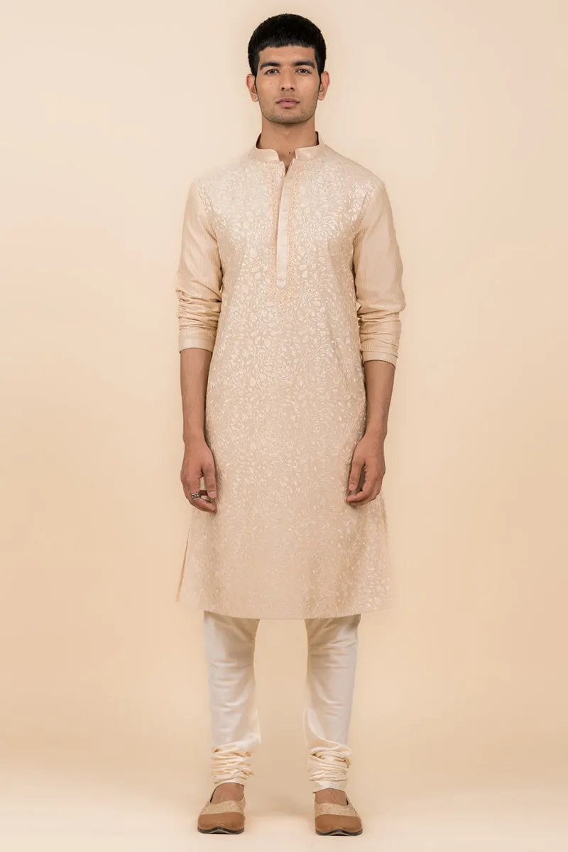 All Over Embroidered Kurta set