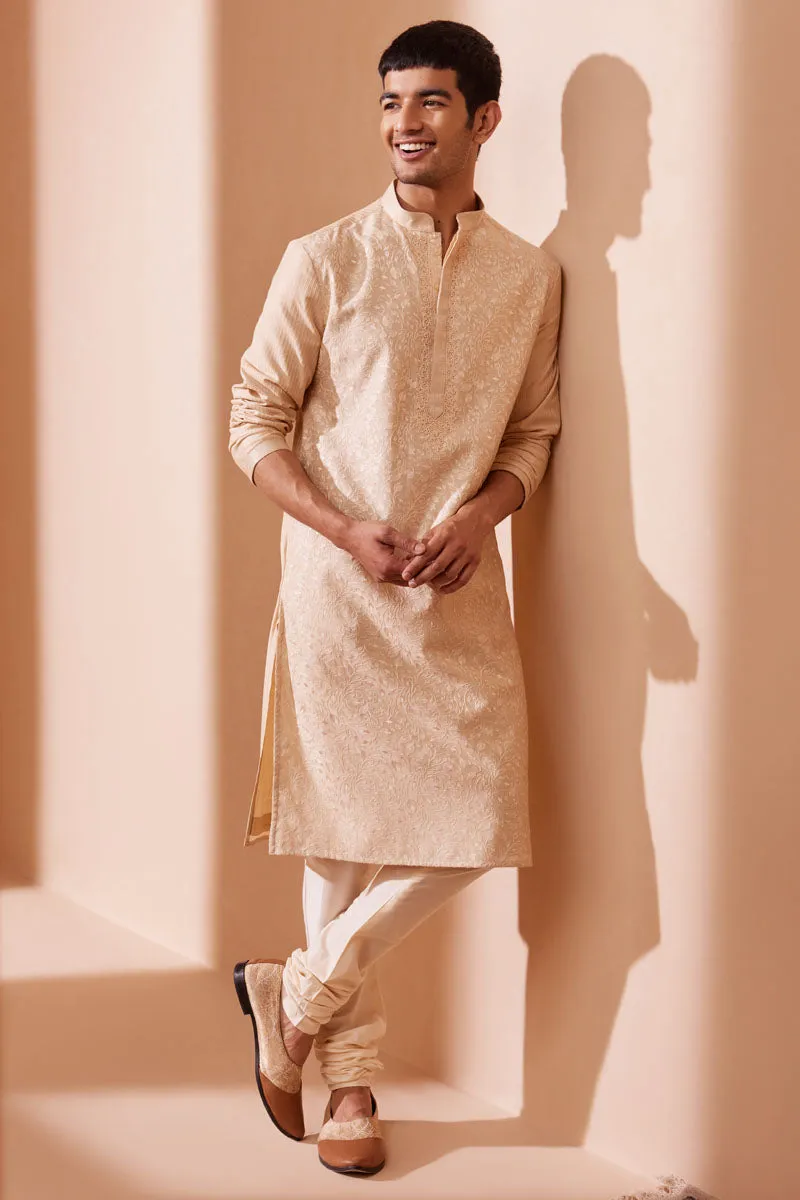 All Over Embroidered Kurta set