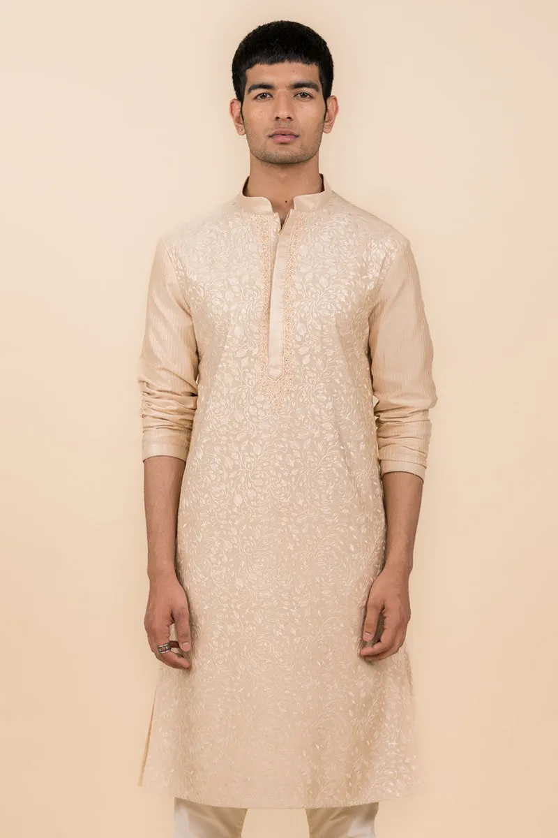 All Over Embroidered Kurta set