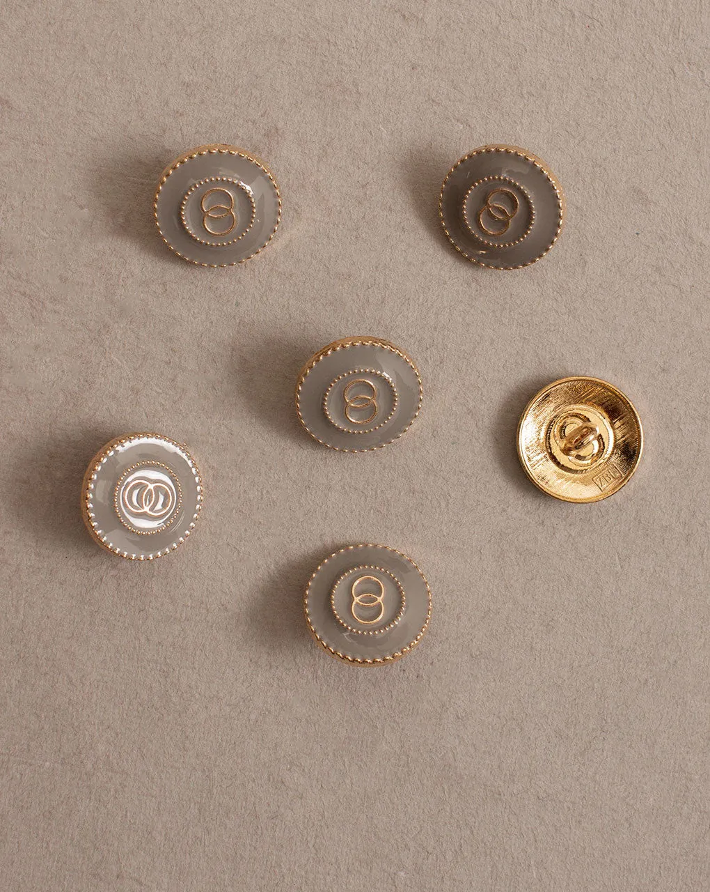 Antique Metal Casting Button ( Set Of 4 )