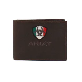 Ariat Men's Mexico Flag Logo Bifold Wallet