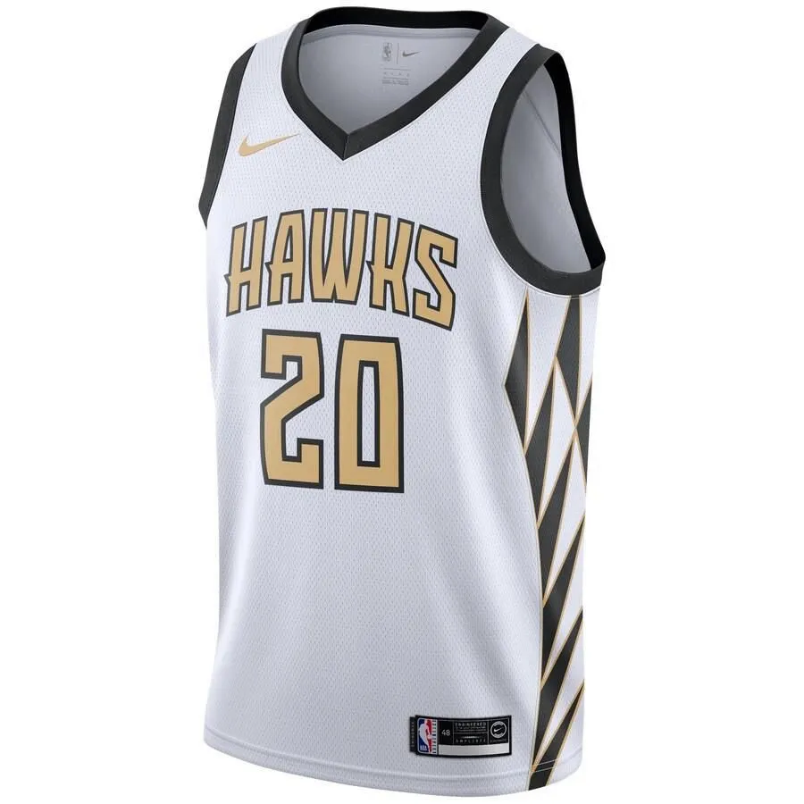 Atlanta Hawks John Collins Nike 2018-19 Swingman City Jersey Kids - White | Ireland Z8931Q9