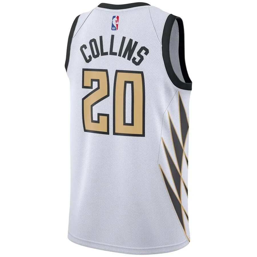 Atlanta Hawks John Collins Nike 2018-19 Swingman City Jersey Kids - White | Ireland Z8931Q9