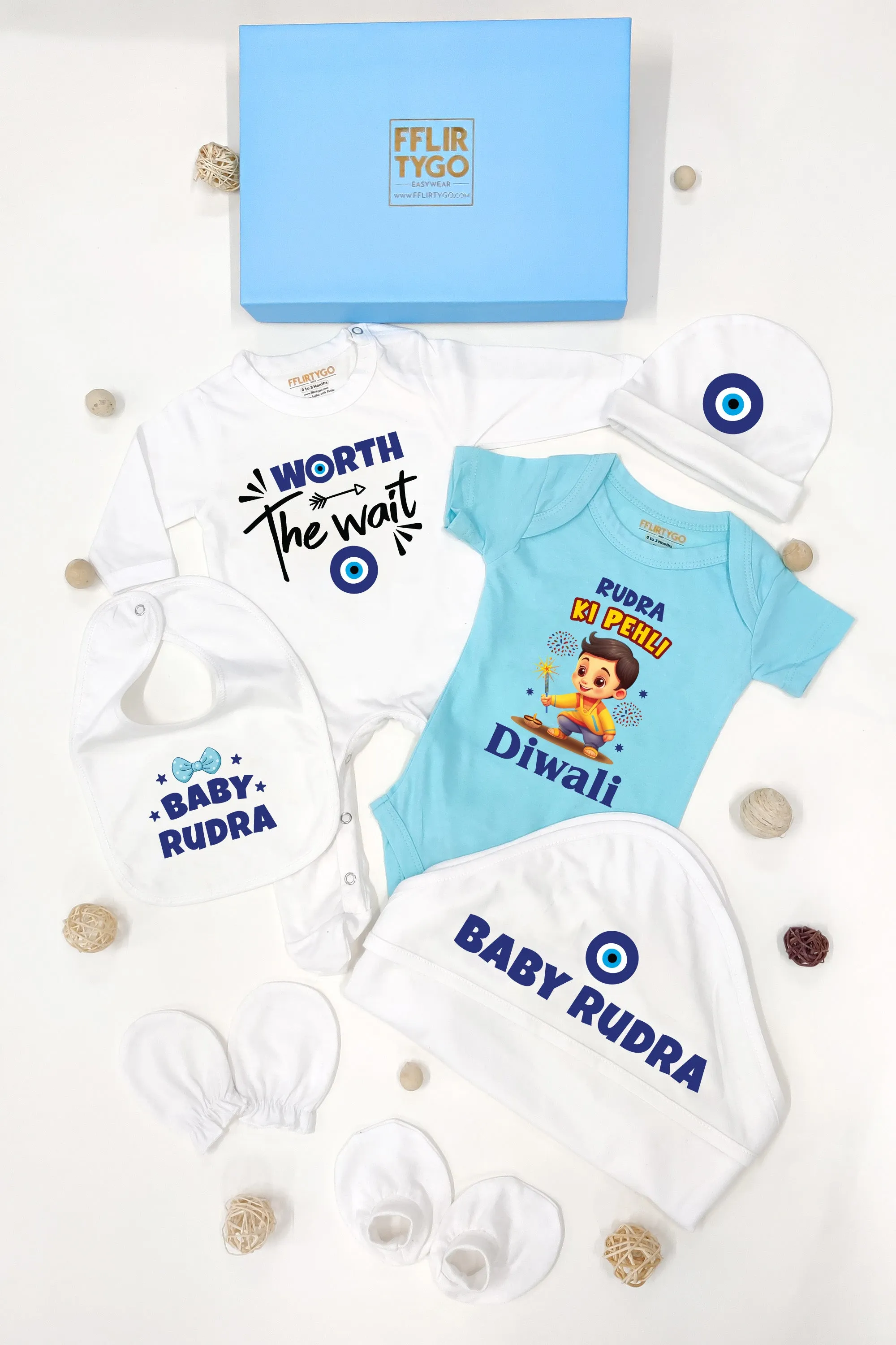 Baby Boy's Premium Diwali Set