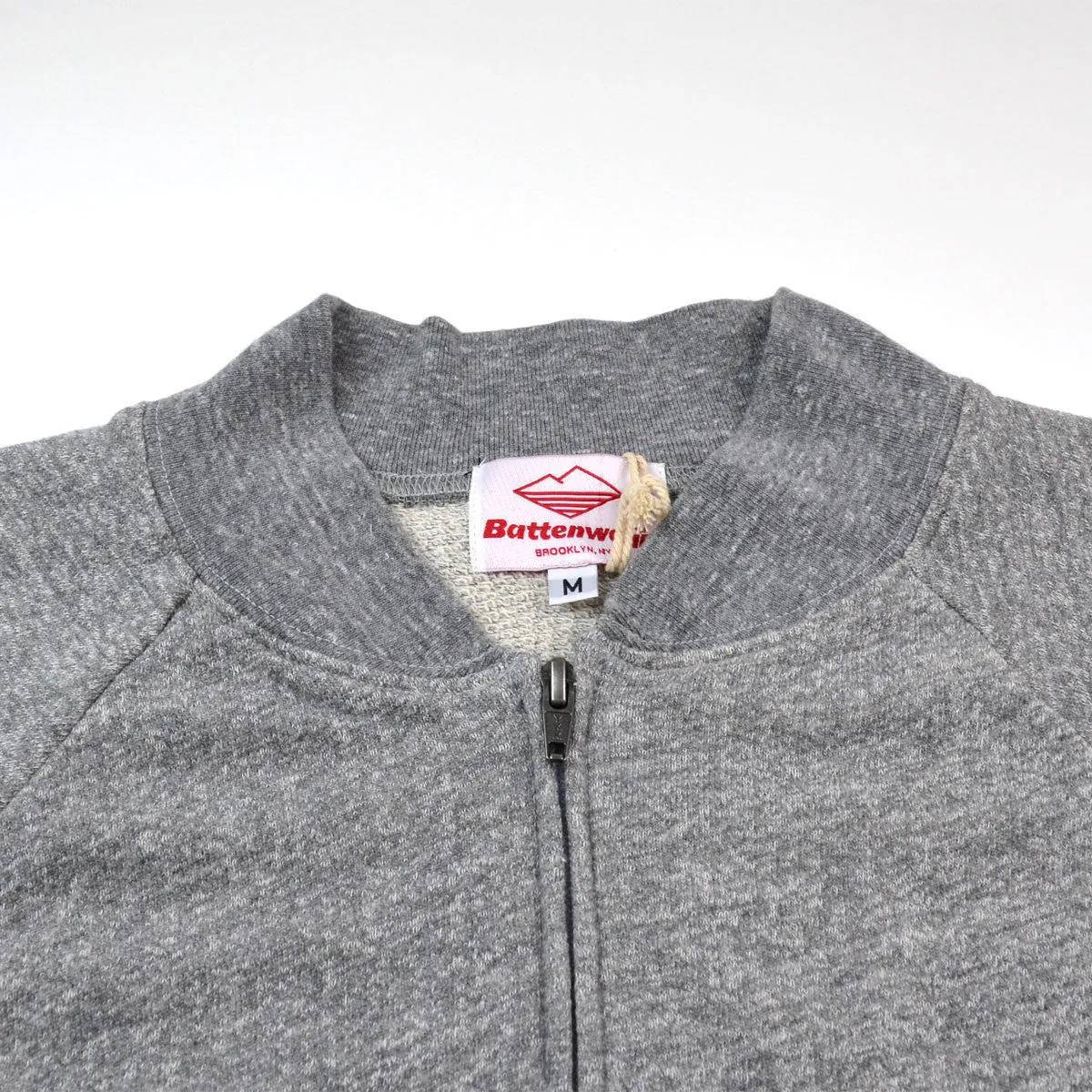 Battenwear - Gym Sweat Jacket - Heather Grey