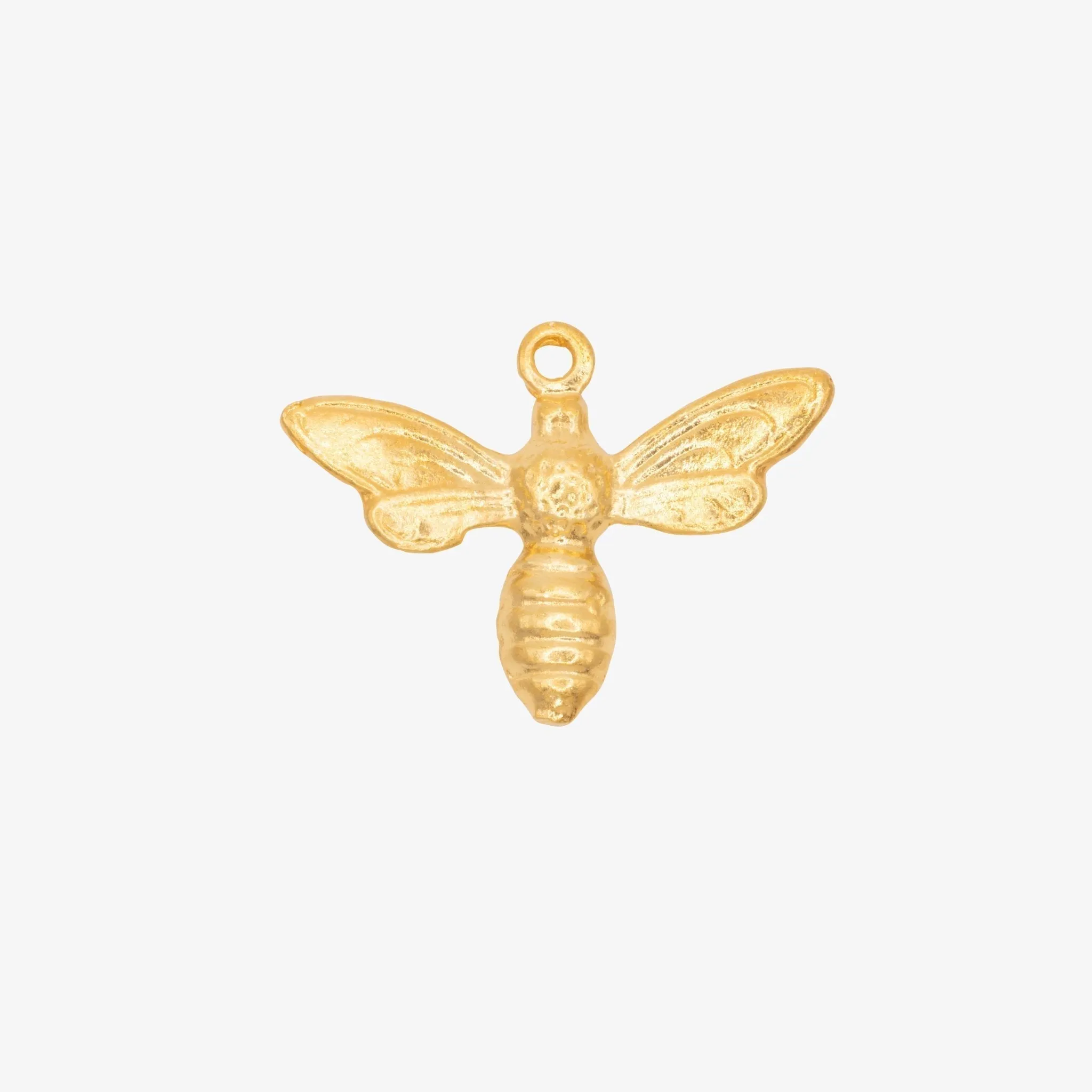 Bee Charm Wholesale 14K Gold, Solid 14K Gold, G18