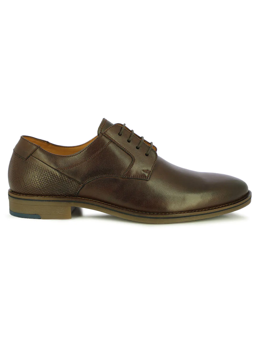 Berny Men's Dark Brown Wingtip Formal Shoes