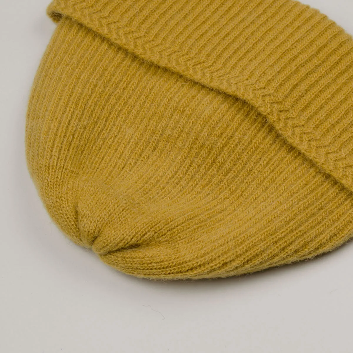 cableami - Baby Alpaca Beanie - Yellow