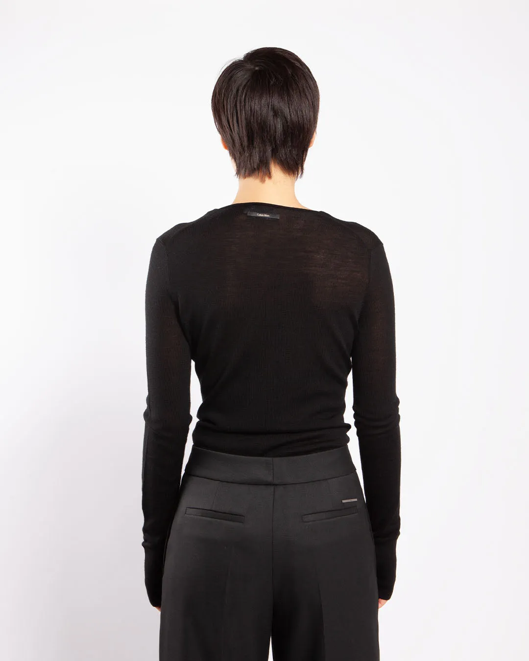 Calvin Klein Extra Fine Wool Body Black