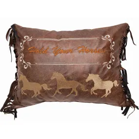 Carstens Hold Your Horses Pillow