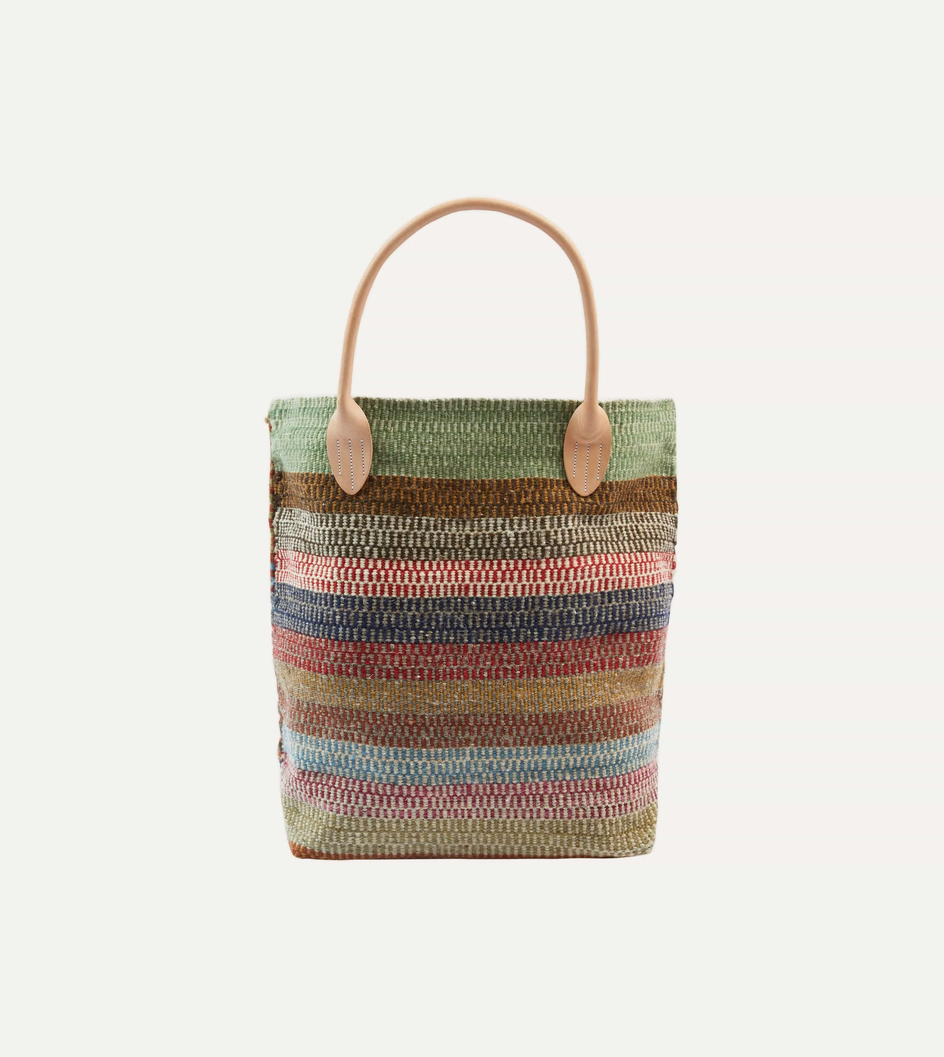 Chamula Stripe Wool Blanket Tote