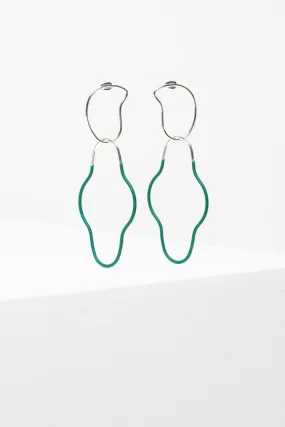 Elk The Label - Byra Drop Earring - Jewel Green