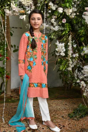 Embroidered Ethnic 3pc Suit | GFC16 | D302