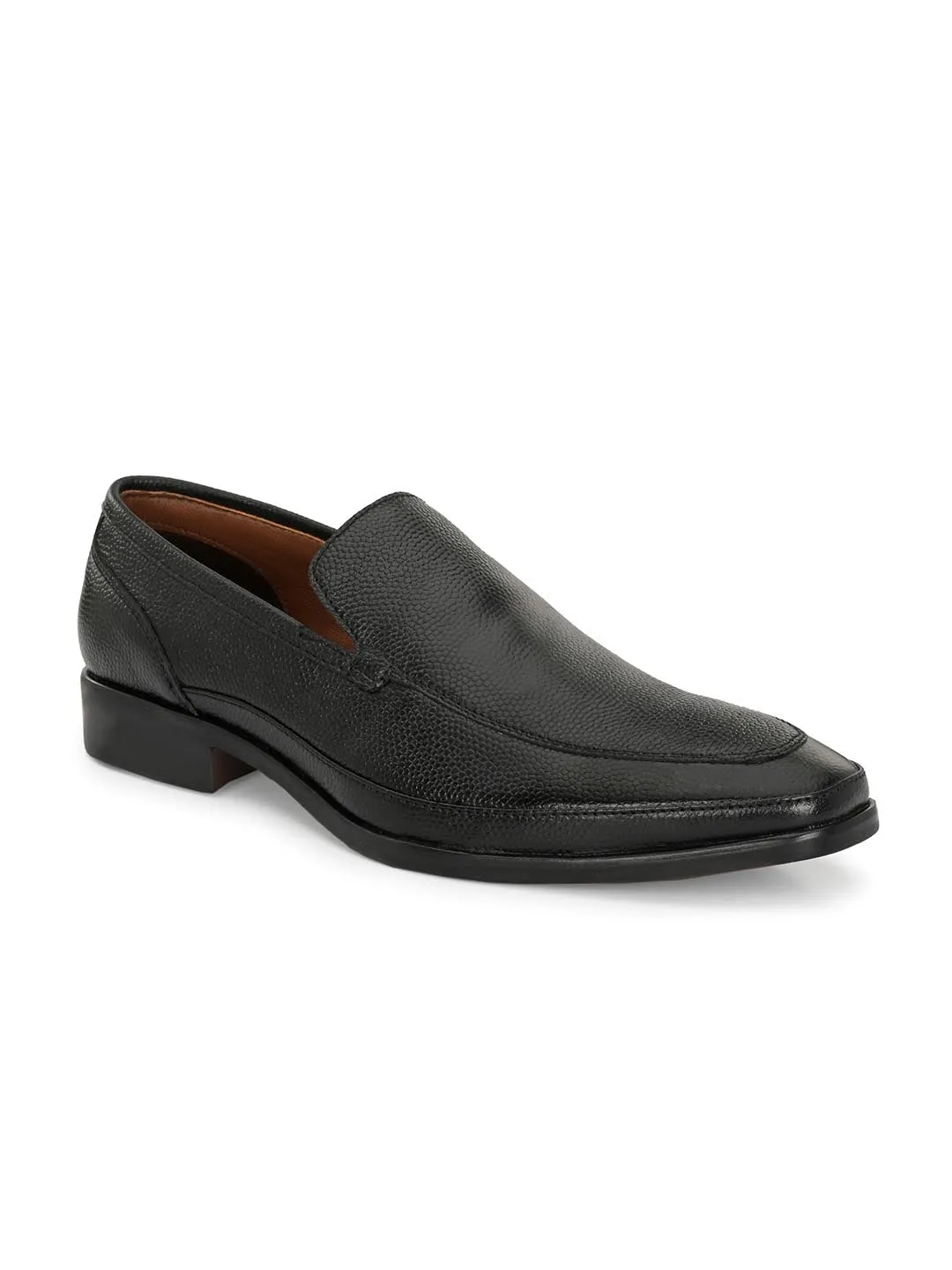 Genuine Laether Black Slipon Formal Shoes