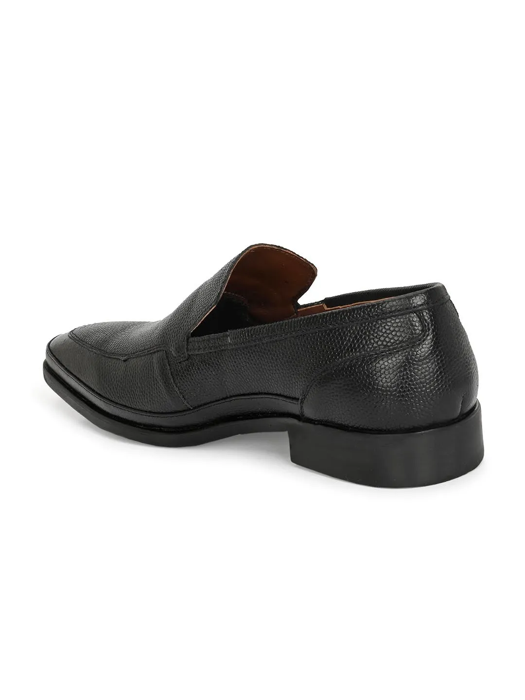 Genuine Laether Black Slipon Formal Shoes