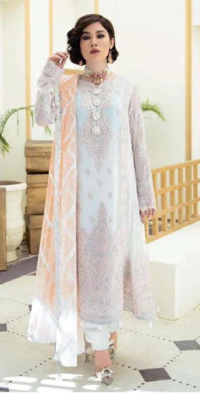 Georgette Designer Heavy Embroidered Pakistani Style Suit