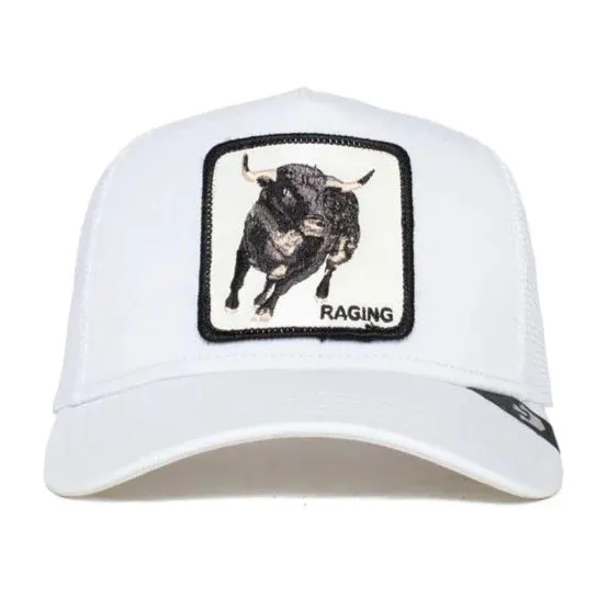 Goorin Bros Platinum Rage (Raging) Trucker Hat (White)