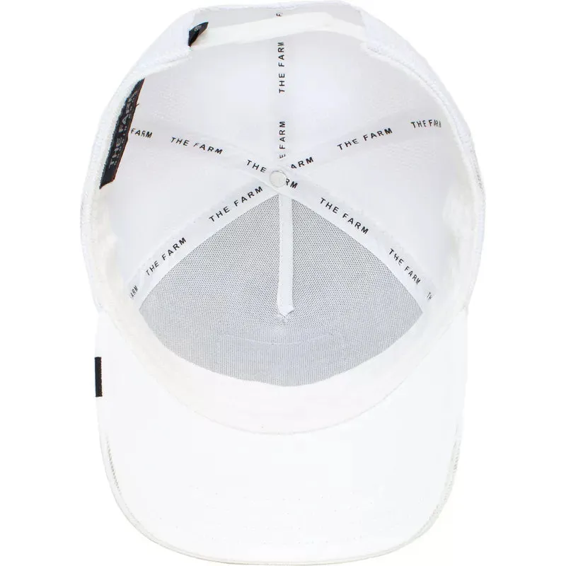 Goorin Bros Platinum Rage (Raging) Trucker Hat (White)