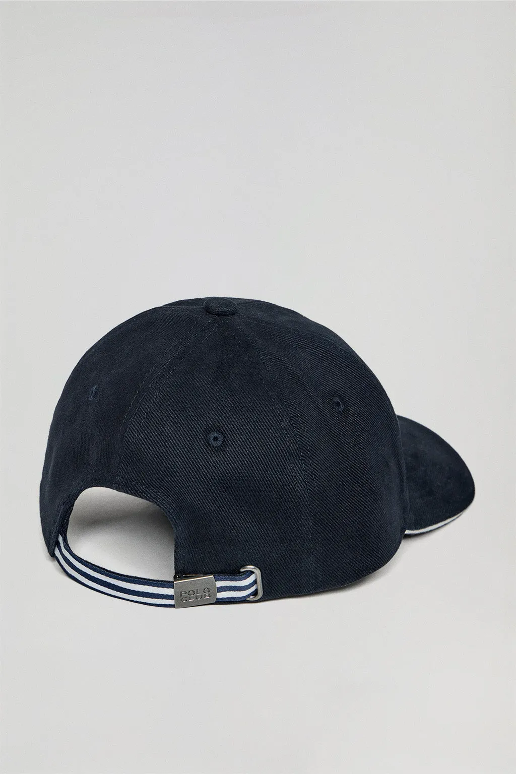 Gorra azul marino con parche engomado block Polo Club