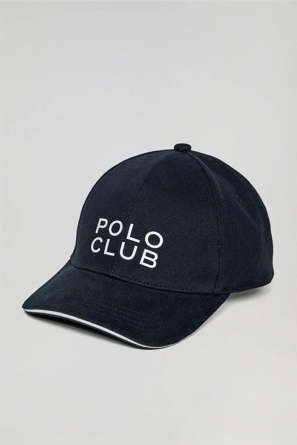 Gorra azul marino con parche engomado block Polo Club