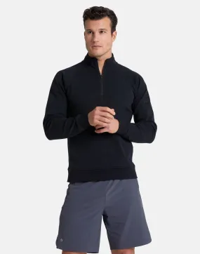 Gym Coffee Essential Half Zip (Mens) - Black