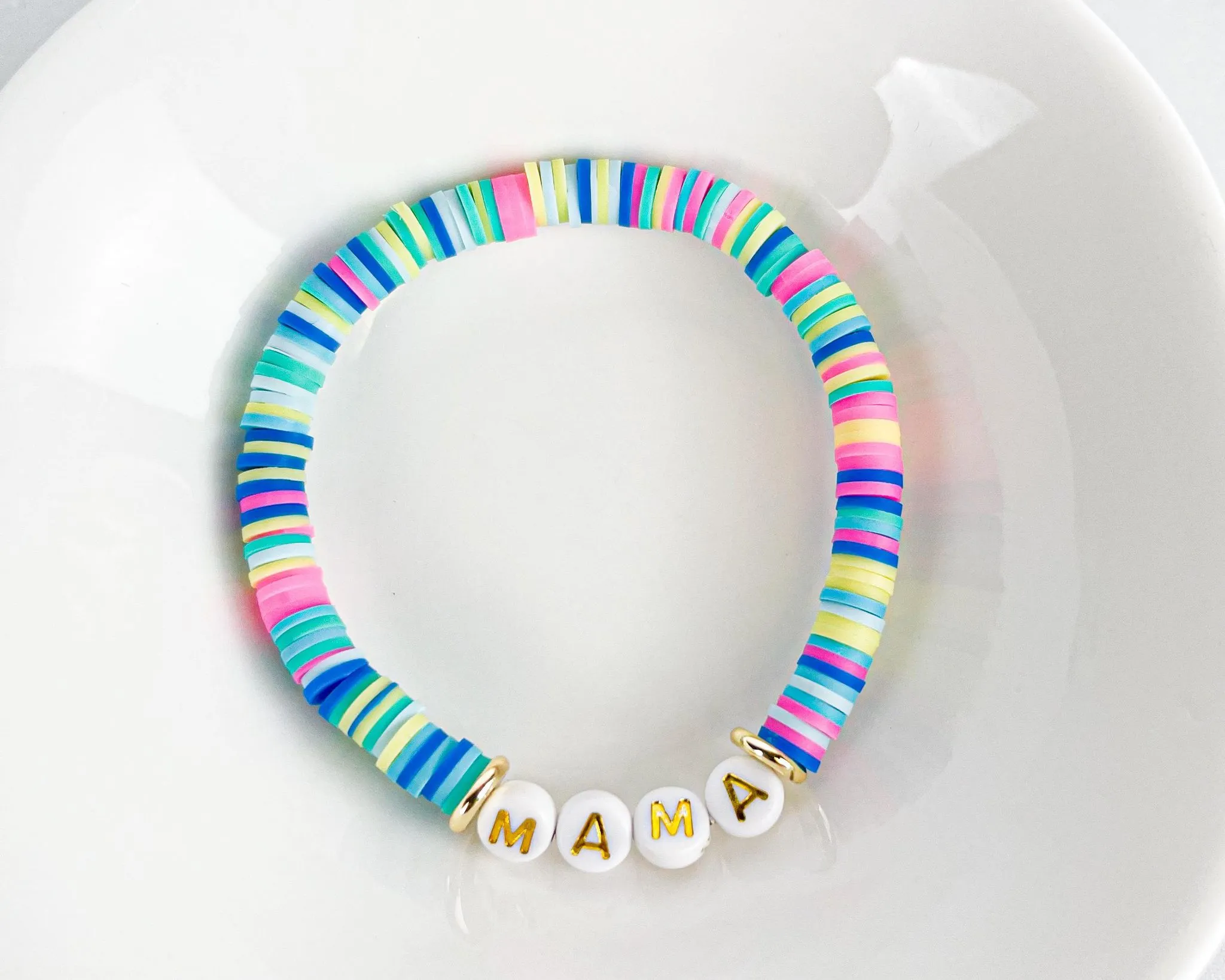 Heishi Small 6mm Color Pop Bracelet mama