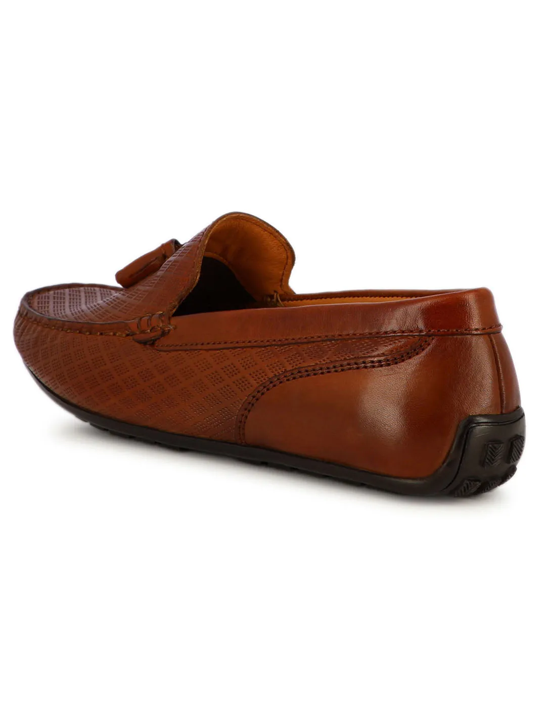 Jacob Men's Cognac Formal Tassel Slipons