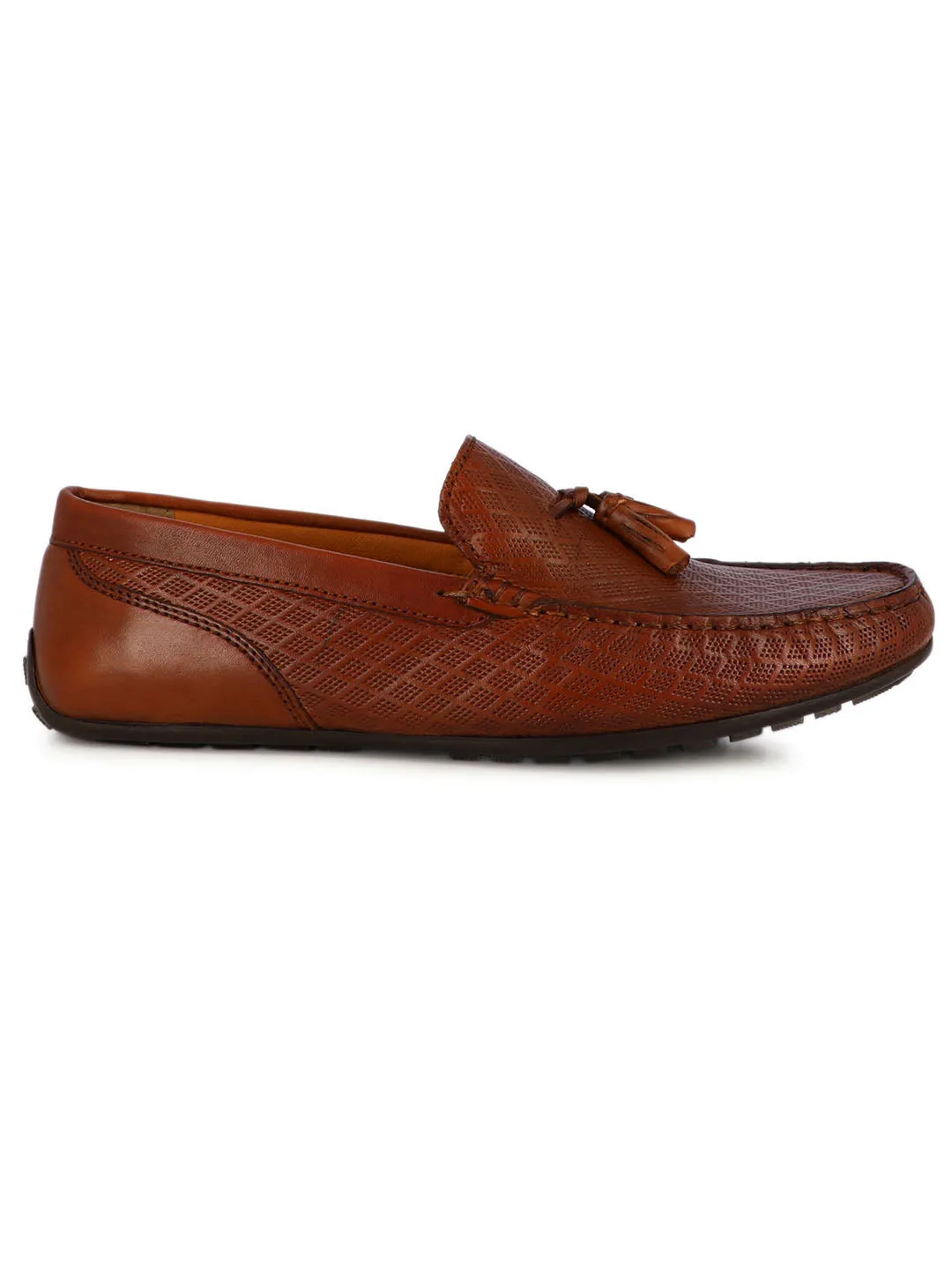 Jacob Men's Cognac Formal Tassel Slipons