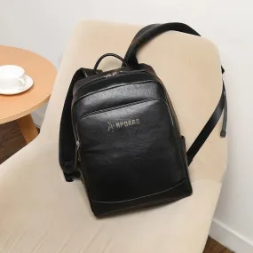 leather Backpack with Padded Shoulder Straps perfect for daily work