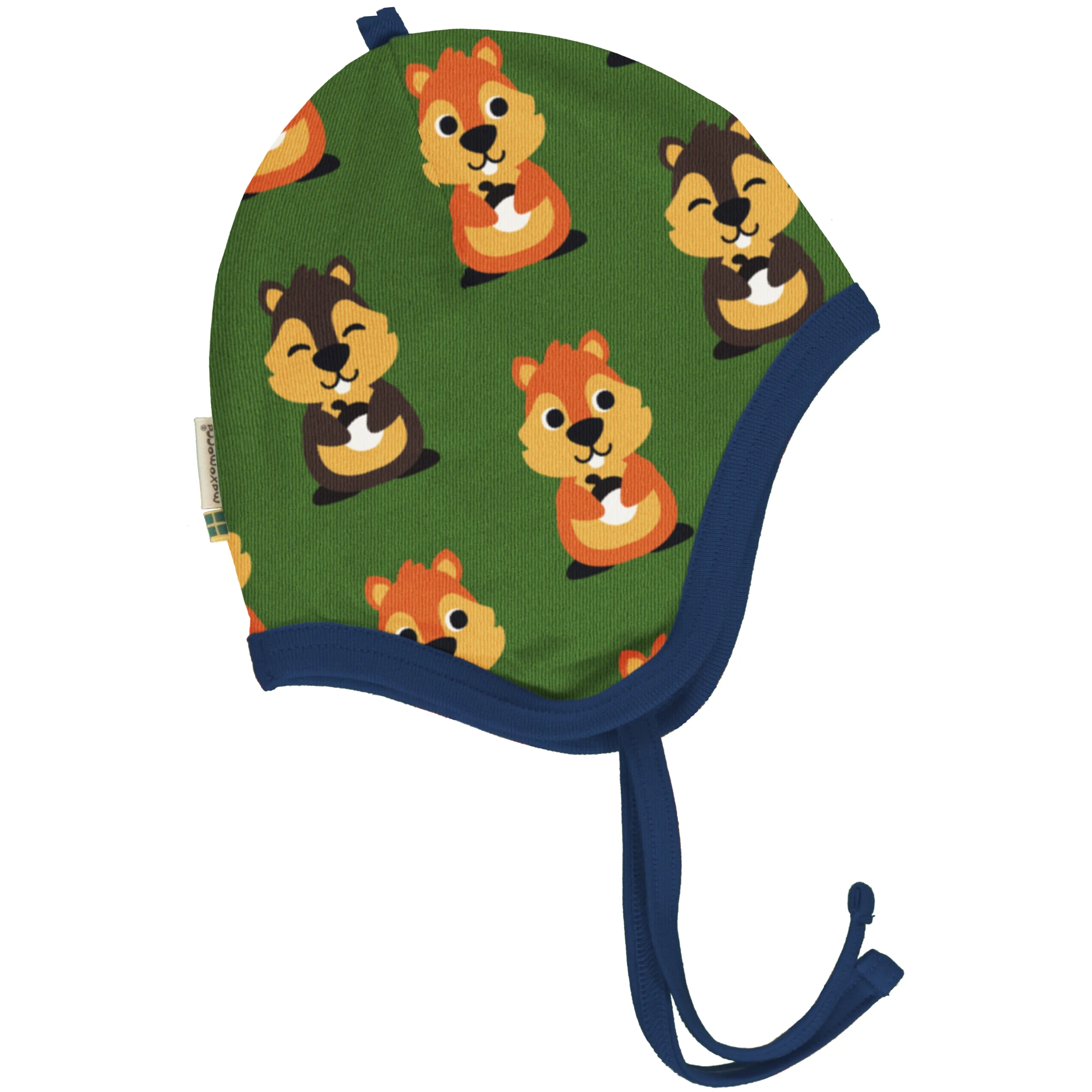 Maxomorra Garden Squirrel Velour Helmet Hat