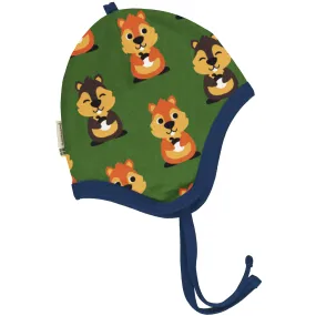 Maxomorra Garden Squirrel Velour Helmet Hat