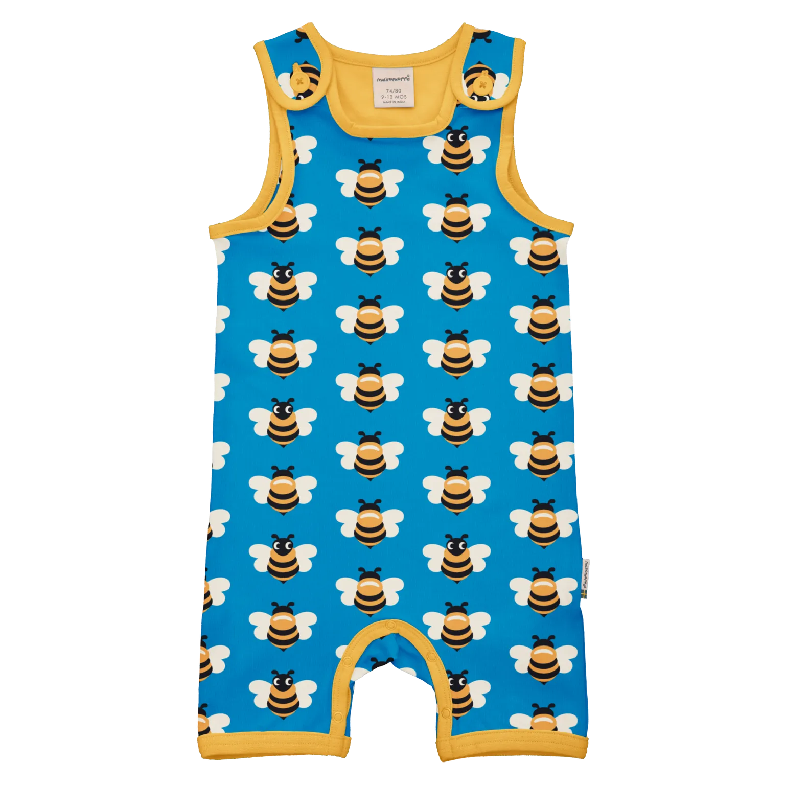 Maxomorra Picnic Bee Short Playsuit