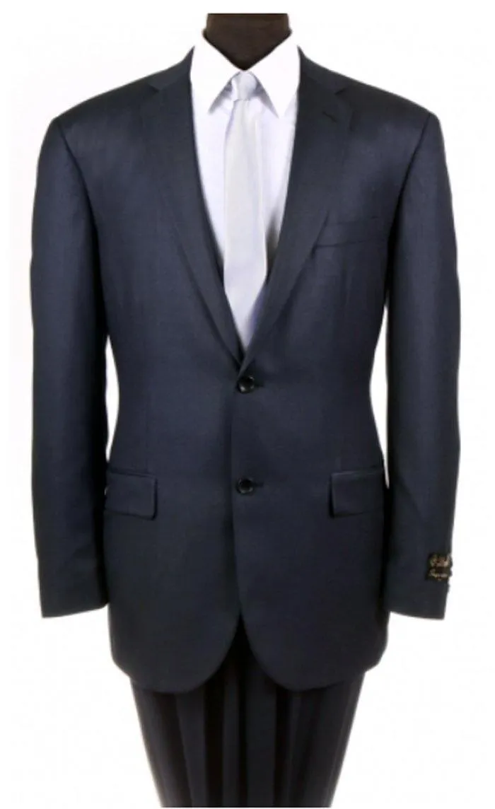 Men's  2-PC Wool Suit Regular Fit-Navy