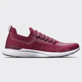 Men's TechLoom Breeze Burgundy / Bleached Pink / White