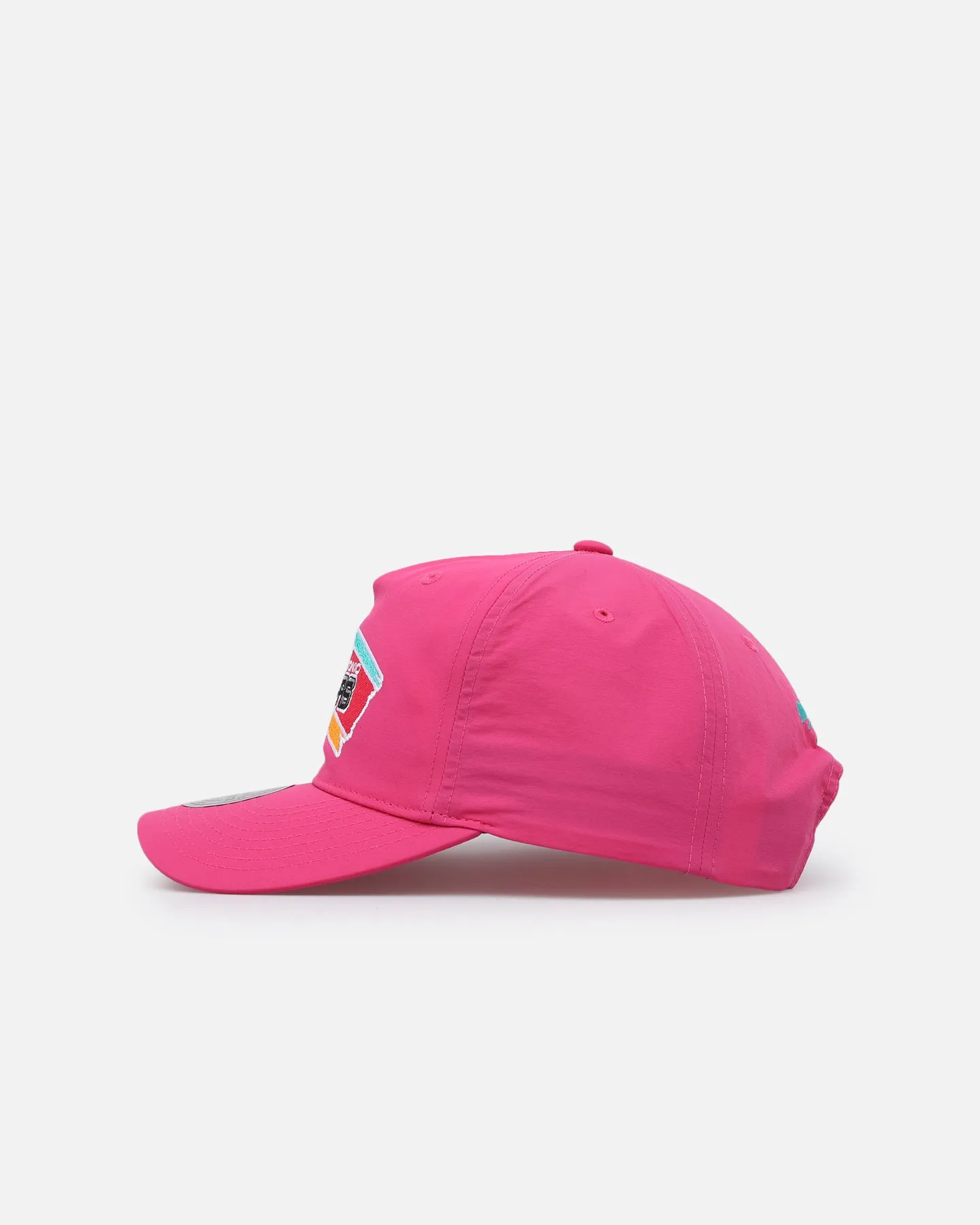 Mitchell & Ness San Antonio Spurs Retro Matte Nylon Origins Snapback Pink