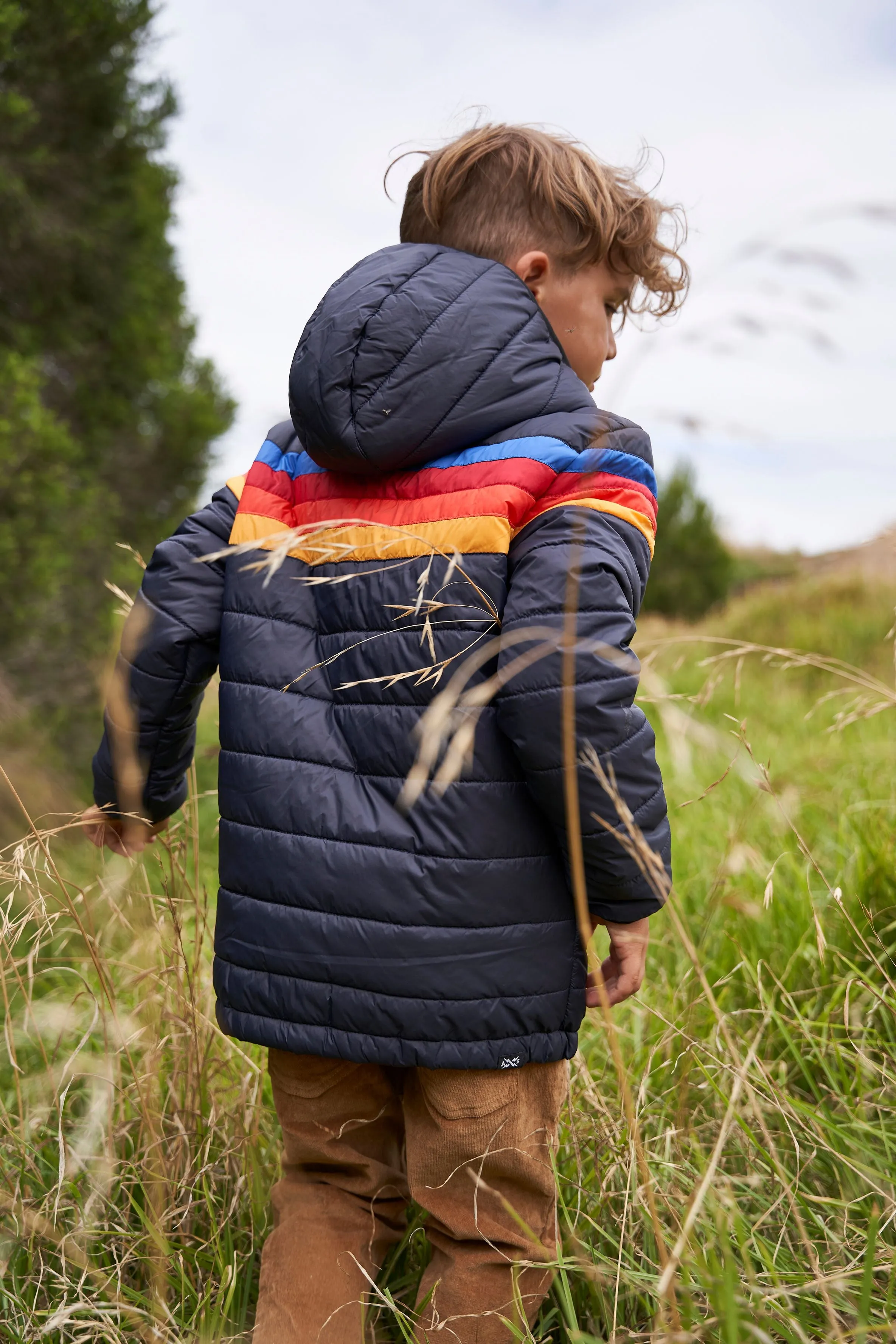 Mixtape Puffer Jacket Navy