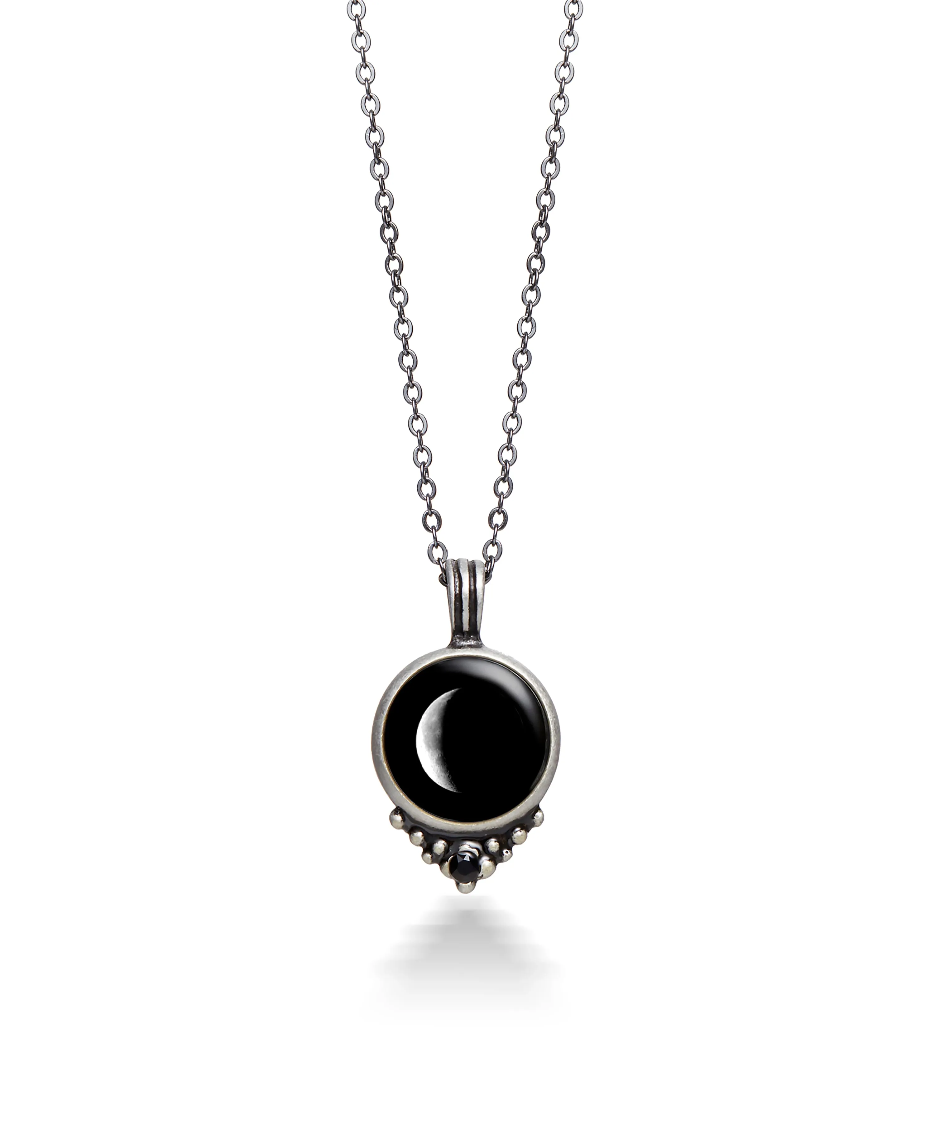 Moonglow Classic Pewter Necklace