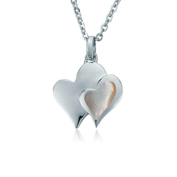 Mother of Pearl When Hearts Meet Pendant