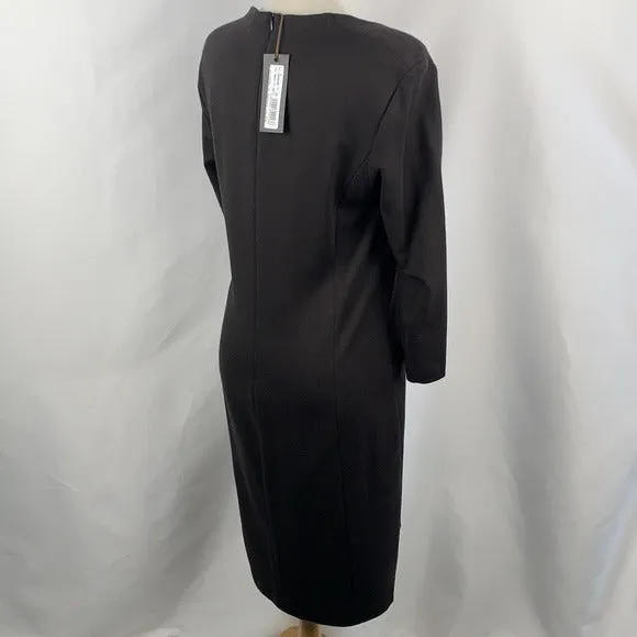 NEW Peserico Brown Wool Dress