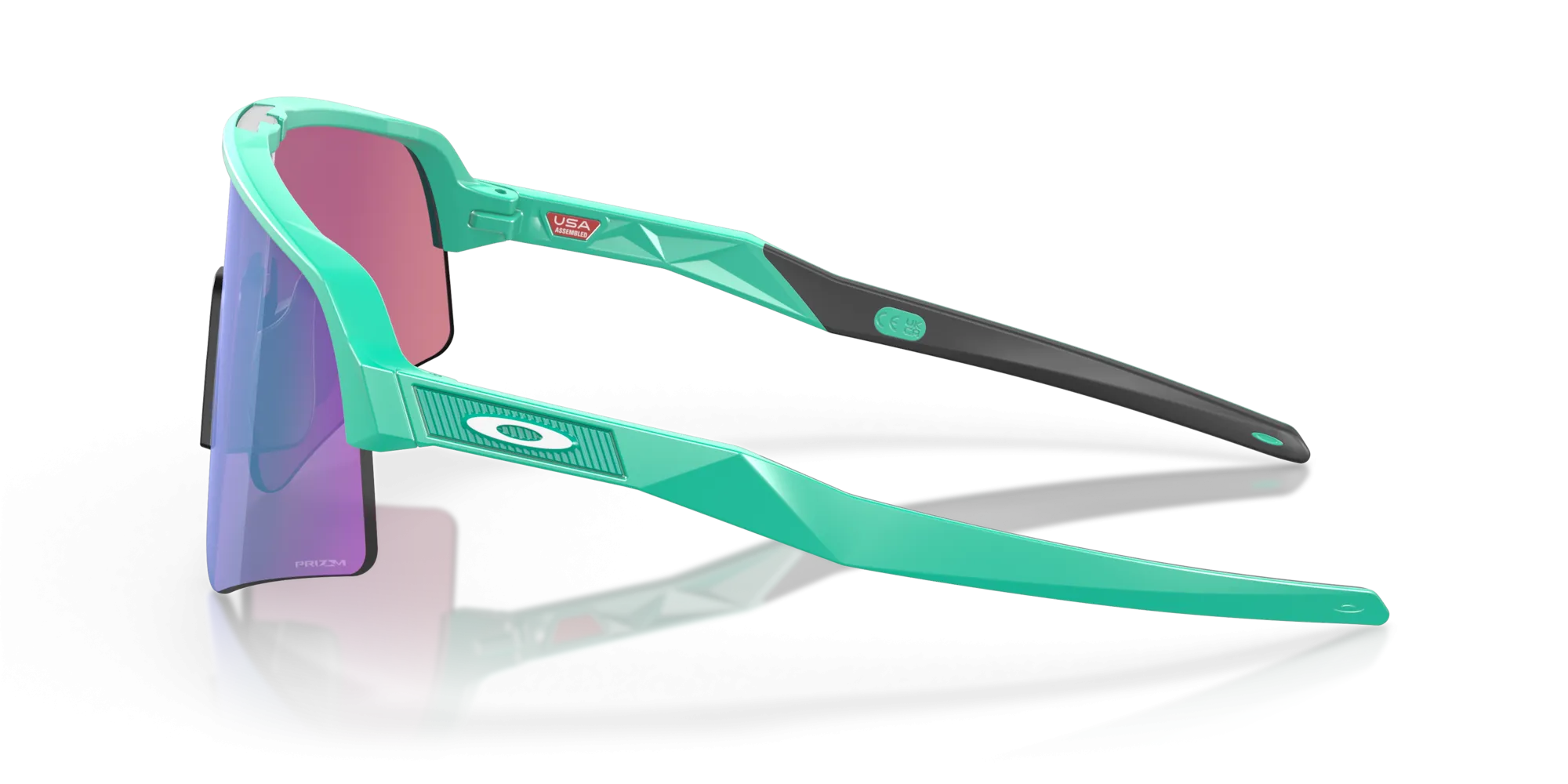 Oakley Sutro Lite Sweep Prizm Road Jade Lenses Matte Celeste Frame