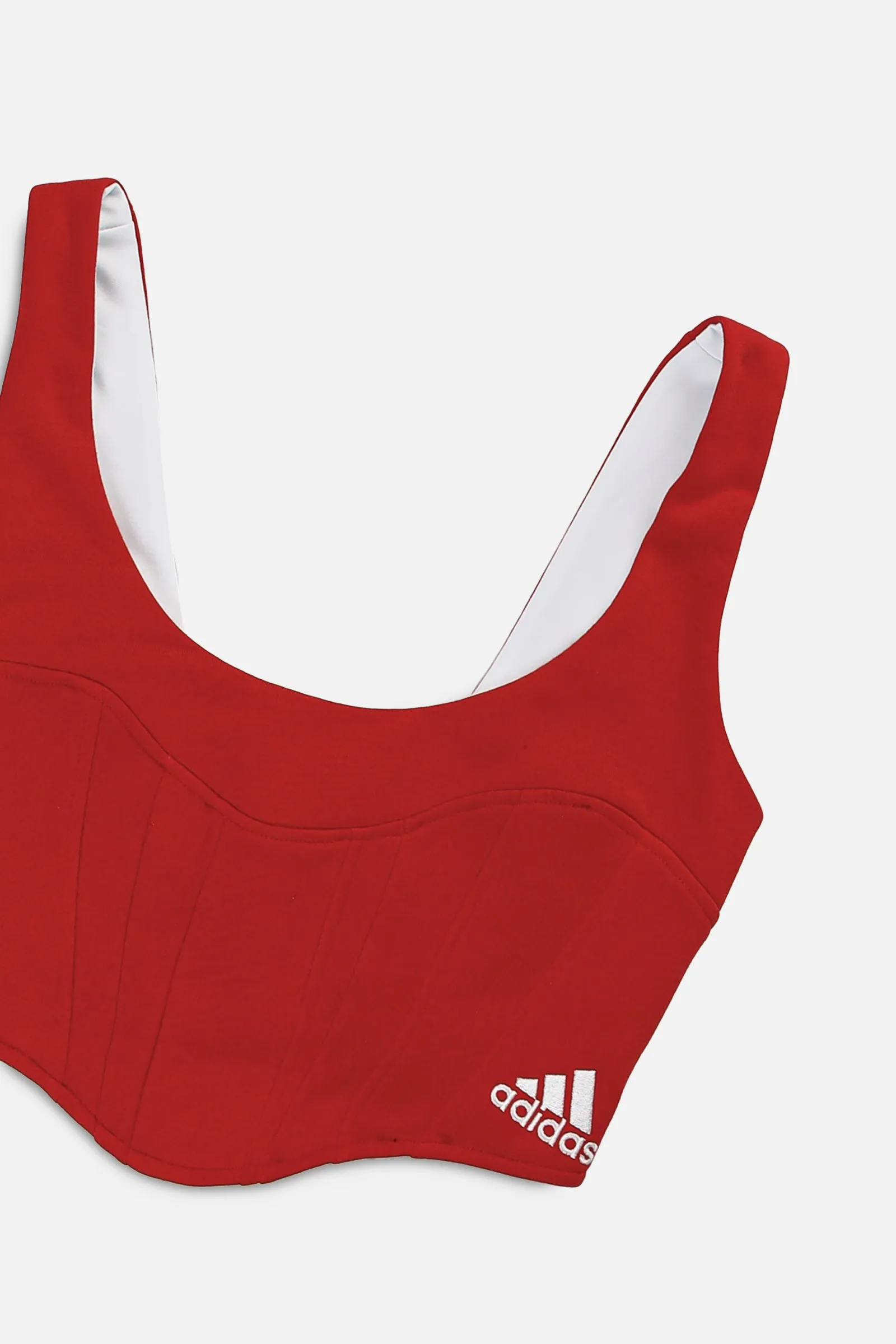 Rework Adidas Sweatshirt Bustier - S