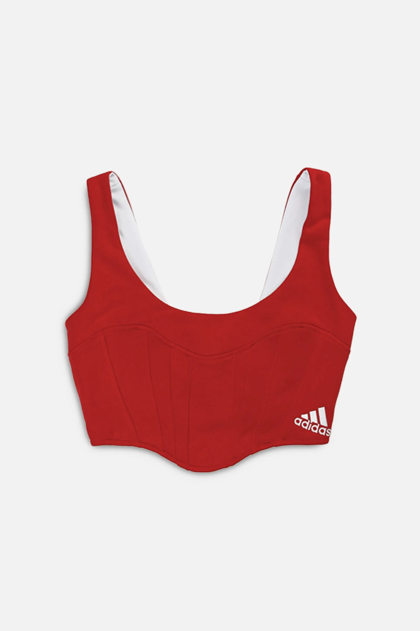 Rework Adidas Sweatshirt Bustier - S