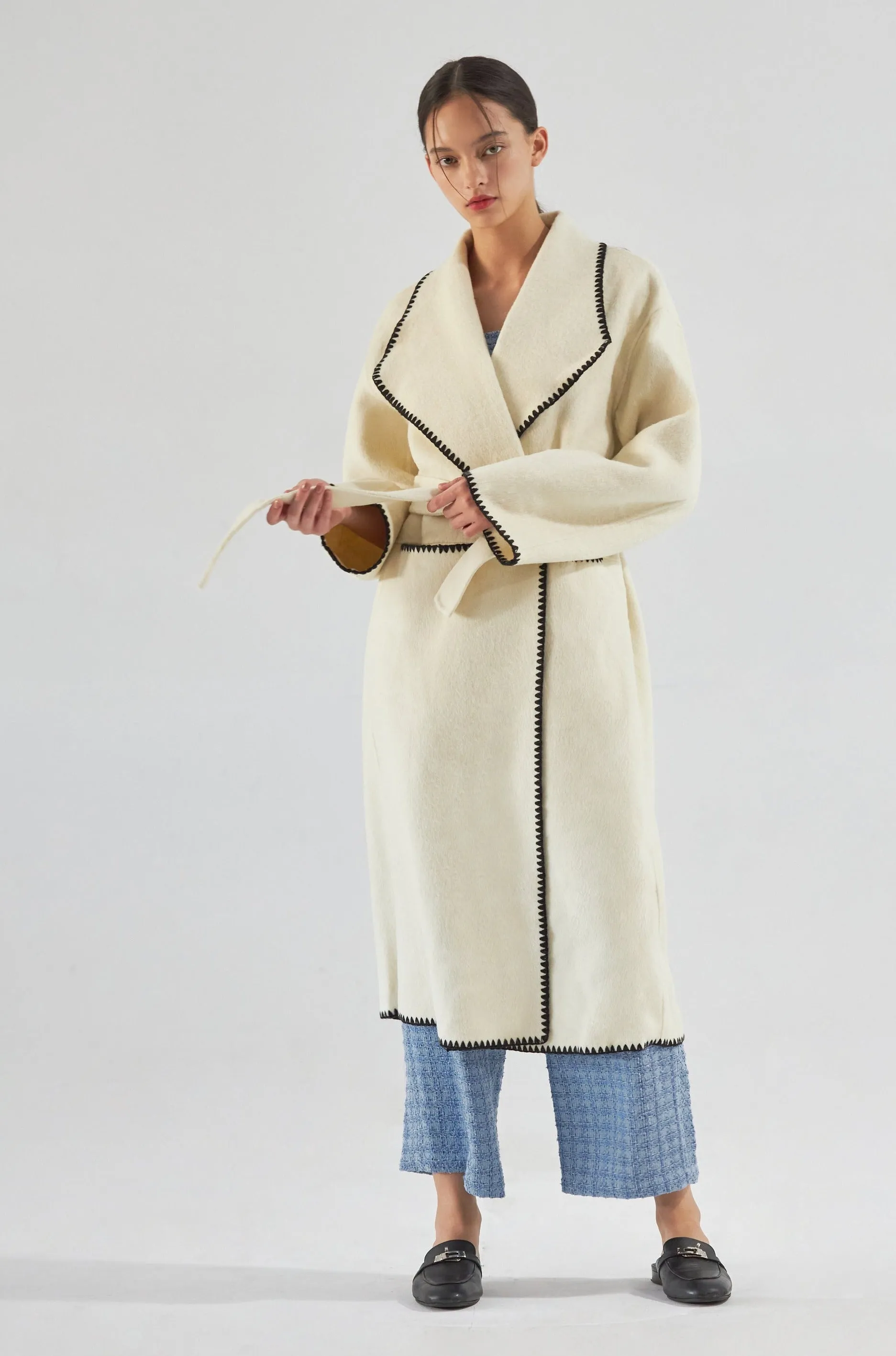 Rue Saint Honore wool coat