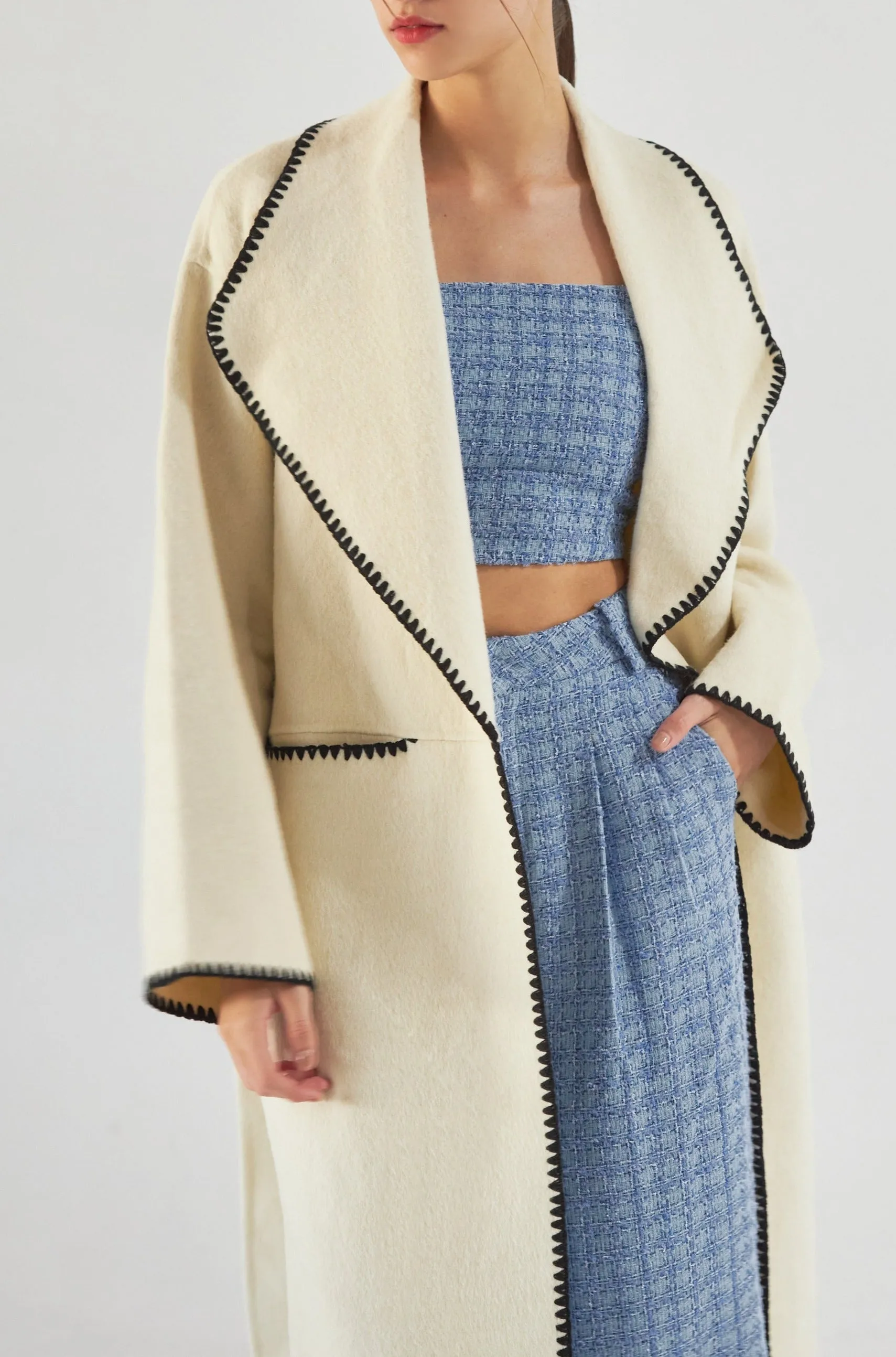 Rue Saint Honore wool coat