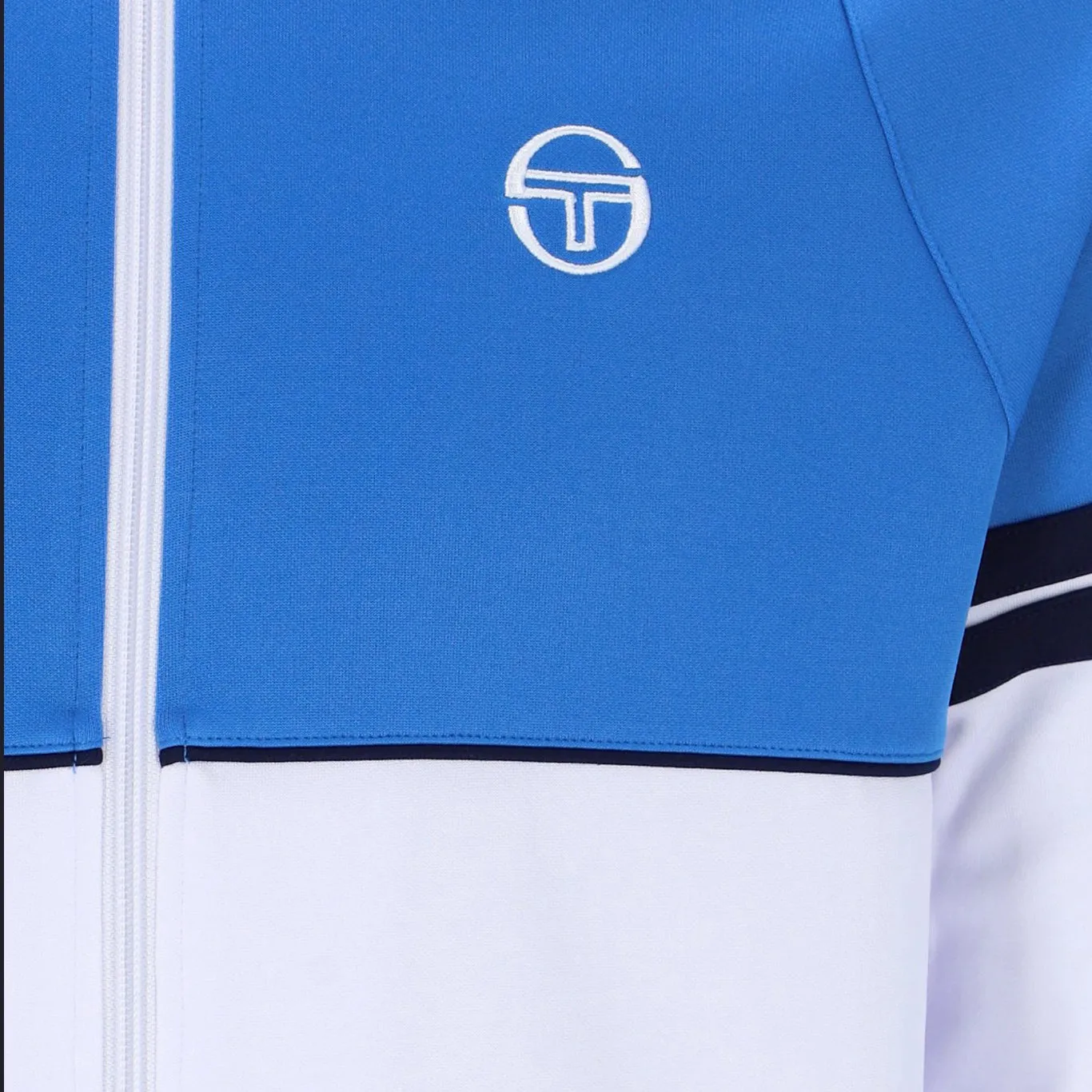 Sergio Tacchini Orion Track Top Blue/White